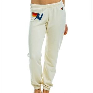 Aviator Nation Cream Sweatpants